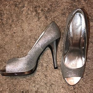 Silver heels